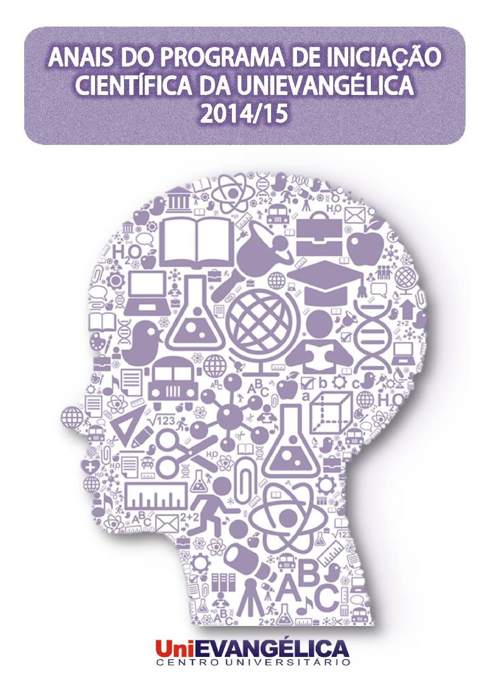 					Visualizar v. 5 (2015): Anais do Programa de Iniciação Científica da UniEVANGÉLICA 2014/15
				